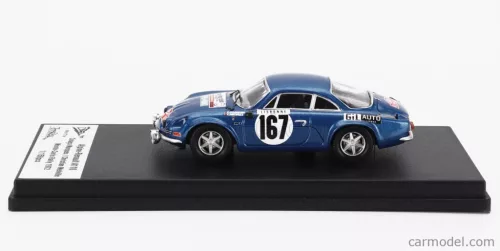 RENAULT  ALPINE A110 1600 N 167 RALLY MONTECARLO 1972 VITOR COLACO MARQUES - CHRISTIAN MELVILLE  BLUE