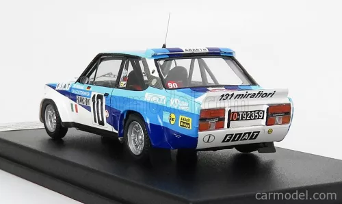 FIAT  131 ABARTH TEAM FIAT ITALIA N 10 WINNER RALLY MONTECARLO 1980 W.ROHRL - C.GEISTDORFER