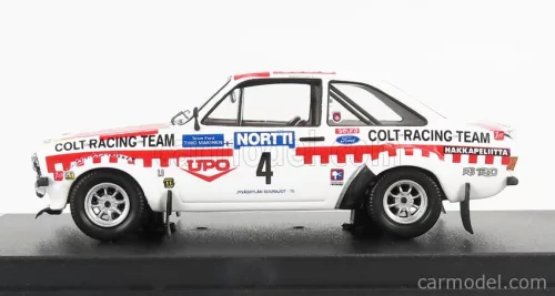 Ford  ESCORT MKII RS 1800 (night version) N 4 3rd RALLY 1000 LAKES 1975 TIMO MAKINEN - HENRY LIDDON  WHITE RED