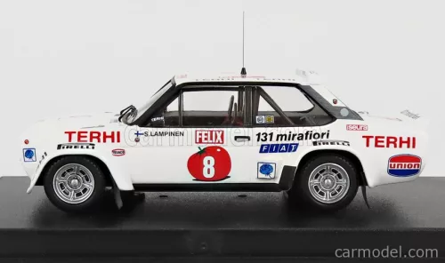 FIAT  131 ABARTH N 8 RALLY 1000 LAKES 1978 S-LAMPINEN - J-MARKKANEN  WHITE