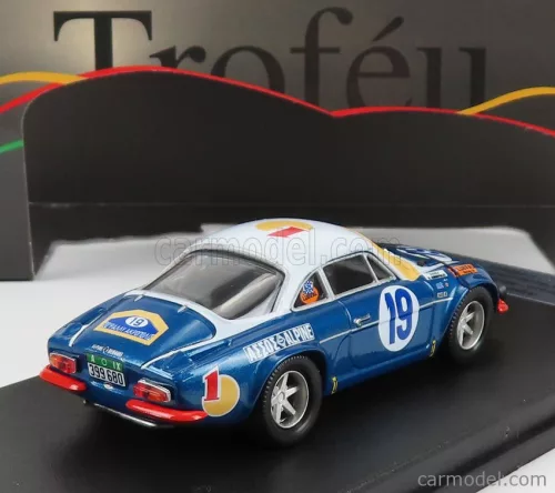 RENAULT  A110 ALPINE N 19 RALLY ACROPOLIS 1972 SIROCO - M.ANDRIOPOULOS  BLUE WHITE