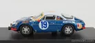 RENAULT  A110 ALPINE N 19 RALLY ACROPOLIS 1972 SIROCO - M.ANDRIOPOULOS  BLUE WHITE
