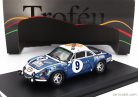RENAULT  A110 ALPINE (night version) N 9 2nd RALLY ACROPOLIS 1975 TASSOS LIVIERATOS (SIROCO) - MILTOS ANDRIOULOS  BLUE MET WHITE