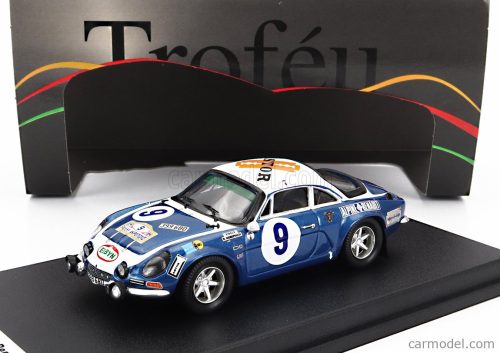 RENAULT  A110 ALPINE (night version) N 9 2nd RALLY ACROPOLIS 1975 TASSOS LIVIERATOS (SIROCO) - MILTOS ANDRIOULOS  BLUE MET WHITE