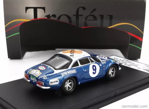 RENAULT  A110 ALPINE (night version) N 9 2nd RALLY ACROPOLIS 1975 TASSOS LIVIERATOS (SIROCO) - MILTOS ANDRIOULOS  BLUE MET WHITE