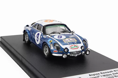 RENAULT  A110 ALPINE (night version) N 9 2nd RALLY ACROPOLIS 1975 TASSOS LIVIERATOS (SIROCO) - MILTOS ANDRIOULOS  BLUE MET WHITE