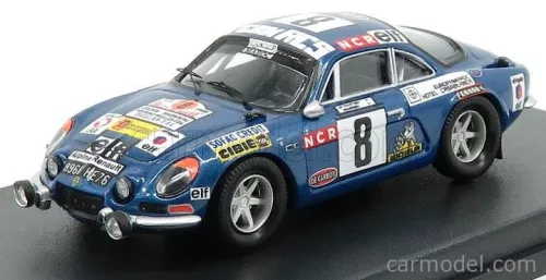 RENAULT  ALPINE A110 N 8 RALLY DU MAROC 1974 TAHITIEN - G.DE WARREN