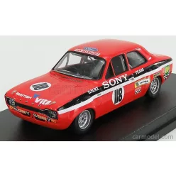   FORD ENGLAND  ESCORT MKI N 118 3rd COUPES BENELUX ZANDVOORT 1971 Y.FONTAINE  RED BLACK WHITE