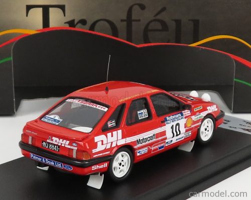FORD ENGLAND  SIERRA XR4x4 (night version) N 10 RALLY NEW ZEALAND 1988 B.STOKES - G.ADAMS  RED WHITE
