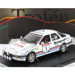   Ford  SIERRA XR 4x4 (night version) N 1 RALLY NEW ZEALAND 1987 S-BLOMQVIST - B-CEDERBERG  WHITE