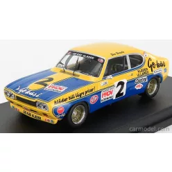   FORD ENGLAND  CAPRI 2600 RS N 2 WINNER KINNEKULLE RING 1973 B.BRASTA  YELLOW BLUE