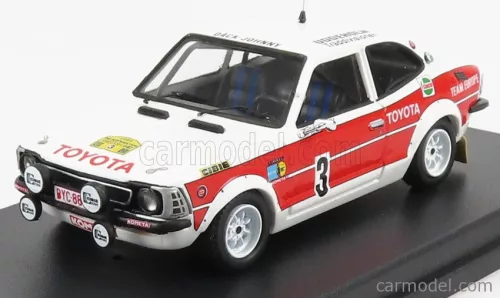 TOYOTA  COROLLA N 3 RALLY SWEDEN 1971 H.MIKKOLA - A.HERTZ  WHITE RED