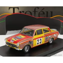   Ford  LOTUS CORTINA 23 TOURING CAR CHAMPIONSHIP SWEDEN 1968 E-BERGER  RED YELLOW