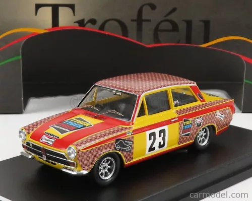 Ford  LOTUS CORTINA 23 TOURING CAR CHAMPIONSHIP SWEDEN 1968 E-BERGER  RED YELLOW