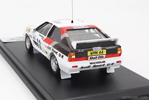 AUDI  QUATTRO (night version) N 11 RALLY SWEDEN 1985 DAVID LIEWELLIN - PHIL SHORT  WHITE