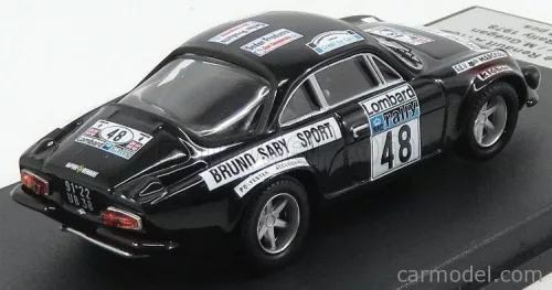 RENAULT  A110 ALPINE COUPE N 48 RALLY RAC 1978 B.SABY - M.GUEGAN  BLACK