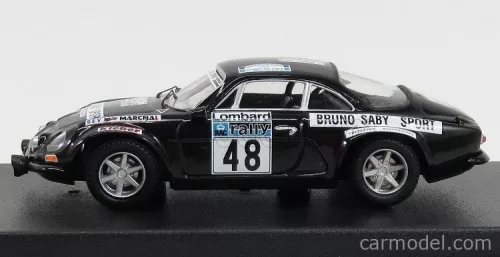 RENAULT  A110 ALPINE COUPE N 48 RALLY RAC 1978 B.SABY - M.GUEGAN  BLACK