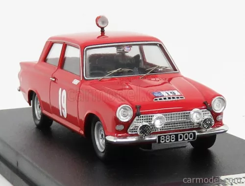FORD ENGLAND  CORTINA GT N 19 RALLY RAC 1964 H.TAYLOR - B.MELIA  RED