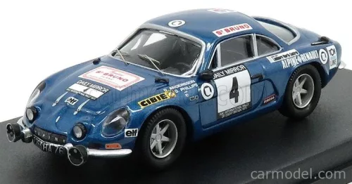 RENAULT  ALPINE A110 N 4 RALLY RAC 1971 O.ANDERSSON - G.PHILLIPS  BLUE MET