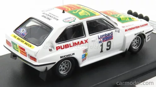 VAUXHALL  CHEVETTE HSR (night version) N 19 RALLY RAC LOMBARD 1982 T-KABY - M-NICHOLSON  WHITE