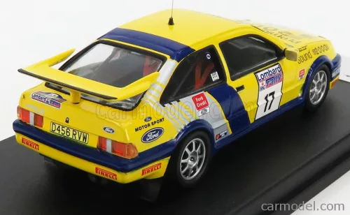 FORD ENGLAND  SIERRA RS COSWORTH N 17 RALLY RAC LOMBARD 1988 M.LOVELL - T.HARRYMAN  YELLOW
