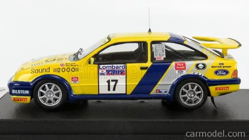 FORD ENGLAND  SIERRA RS COSWORTH N 17 RALLY RAC LOMBARD 1988 M.LOVELL - T.HARRYMAN  YELLOW