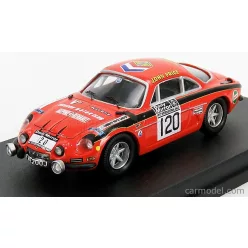   RENAULT  A110 ALPINE N 120 RALLY RAC LOMBARD 1972 J.PRICE - M.TURNER  ORANGE BLACK