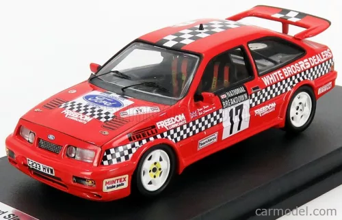 FORD ENGLAND  SIERRA COSWORTH RS N 17 RALLY NATIONAL BREAKDOWN 1987 R.STONEMAN - P.DAVIS