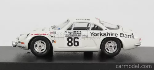 RENAULT  ALPINE A110 N 86 RALLY RAC LOMBARD 1972 J.ROBINSON - D.RODGERS