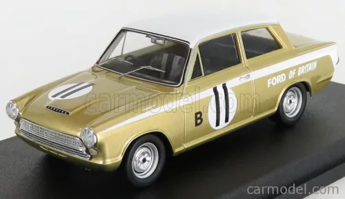 Ford  CORTINA GT N 11 2nd 12h MARLBORO 1963 H-TAYLOR - J-BLUMER  GOLD MET WHITE