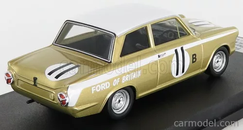 Ford  CORTINA GT N 11 2nd 12h MARLBORO 1963 H-TAYLOR - J-BLUMER  GOLD MET WHITE
