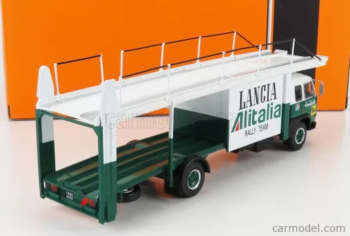 FIAT  673 TRUCK CAR TRANSPORTER TEAM LANCIA ALITALIA RALLY 1976