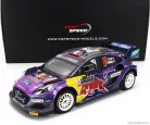 FORD ENGLAND  PUMA RALLY1 RED BULL TEAM FORD WORLD RALLY M-SPORT N 19 WINNER RALLY MONTECARLO 2022 S.LOEB - I.GALMICHE  PURPLE YELLOW BLACK