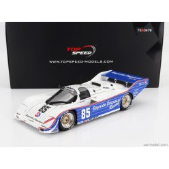   PORSCHE  962 2.8L TURBO N 85 TEAM BUD BAYSIDE DISPOSAL RACING WINNER IMSA 300km LAGUNA SECA 1987 KLAUS LUDWIG  WHITE BLUE