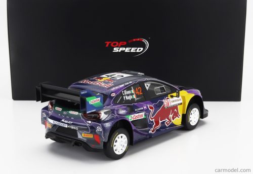 FORD ENGLAND  PUMA RALLY1 RED BULL TEAM M-SPORT FORD WRT N 42 5th RALLY ACROPOLIS 2022 CRAIG BREEN - PAUL NAGLE  PURPLE YELLOW BLACK