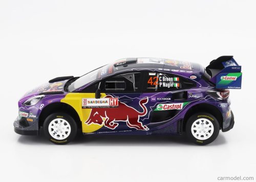 FORD ENGLAND  PUMA RALLY1 RED BULL TEAM M-SPORT FORD WRT N 42 5th RALLY ACROPOLIS 2022 CRAIG BREEN - PAUL NAGLE  PURPLE YELLOW BLACK