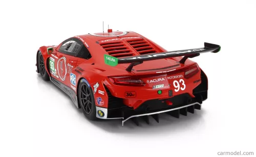 ACURA  NSX GT3 EVO22 TEAM RACERS EDGE N 93 GTD CLASS 24h DAYTONA 2023 R.BRISCOE - D.FORMAL - A.HARRISON - K.MARCELLI  RED