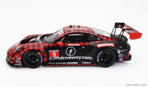 PORSCHE  911 992 GT3 R TEAM PFAFF MOTORSPORTS N 9 WINNER GTD PRO CLASS 12h SEBRING 2023 KLAUS BACHLER - PATRICK PILET - LAURENS VANTHOOR  RED BLACK