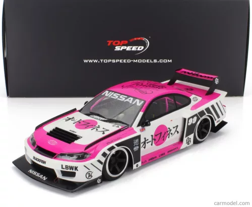 NISSAN  SILVIA (S15) LB SUPER SILHOUETTE N 99 AUTO FINESSSE SEMA 2023  WHITE BLACK PINK