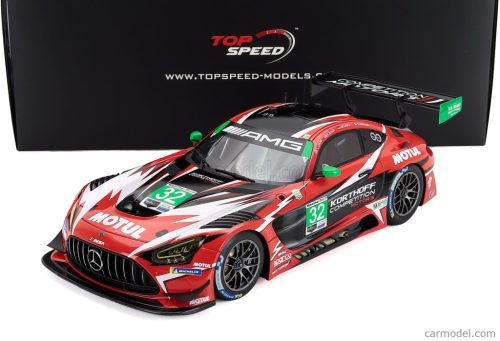 MERCEDES BENZ  AMG GT3 6.2L V8 TEAM KORTHOFF MOTORSPORTS N 32 IMSA 24h DAYTONA 2025 SETH LUCAS - KENTON KOCH - MAXIMILIAN GOETZ - DANIEL MORAD  RED BLACK WHITE