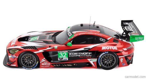 MERCEDES BENZ  AMG GT3 6.2L V8 TEAM KORTHOFF MOTORSPORTS N 32 IMSA 24h DAYTONA 2025 SETH LUCAS - KENTON KOCH - MAXIMILIAN GOETZ - DANIEL MORAD  RED BLACK WHITE