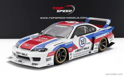 NISSAN  SILVIA (S15) LB SUPER SILHOUETTE N 12 LIBERTY WALK 2025  WHITE RED BLUE