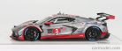 CHEVROLET  C8.R 5.5L V8 TEAM CORVETTE RACING N 3 12h SEBRING 2021 A.GARCIA - J.TAYLOR - N.CATSBURG  GREY RED