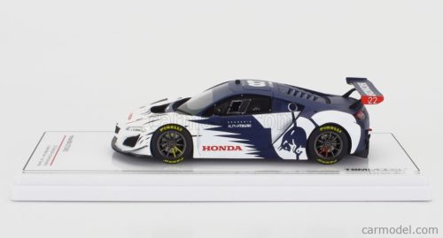HONDA  NSX GT3 EVO TEAM ALPHA TAURI N 0 RED BULL FORMULA NURBURGRING 2023 YUKI TSUNODA  WHITE BLUE