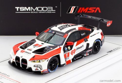 BMW  4-SERIES M4 GT3 3.0L TWIN TURBO TEAM PAUL MILLER RACING N 1 3rd GTD PRO CLASS IMSA 24h DAYTONA 2024 BRYAN SELLERS - MADISON SNOW - NEIL VERHAGEN - SHELDON VAN DER LINDE  WHITE RED BLACK