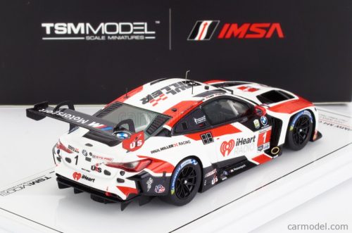 BMW  4-SERIES M4 GT3 3.0L TWIN TURBO TEAM PAUL MILLER RACING N 1 3rd GTD PRO CLASS IMSA 24h DAYTONA 2024 BRYAN SELLERS - MADISON SNOW - NEIL VERHAGEN - SHELDON VAN DER LINDE  WHITE RED BLACK