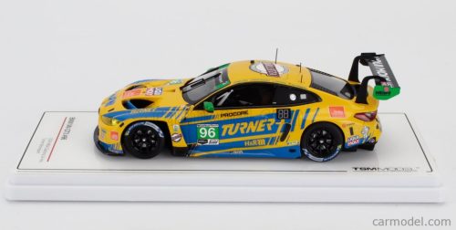 BMW  4-SERIES M4 GT3 3.0L TWIN TURBO TEAM TURNER MOTORSPORT N 96 IMSA 24h DAYTONA 2024 MICHAEL DINAN - ROBBY FOLEY - PATRICK GALLAGHER - JENS KLINGMANN  YELLOW BLUE