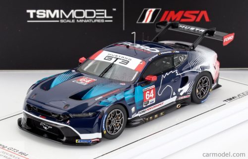FORD USA  MUSTANG GT3 5.4L V8 TEAM MULTIMAC MOTORSPORT N 64 IMSA 24h DAYTONA 2024 CHRISTOPHER MIES - MIKE ROCKENFELLER - HARRY TINCKNELL  BLUE