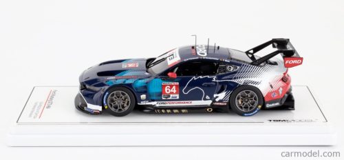 FORD USA  MUSTANG GT3 5.4L V8 TEAM MULTIMAC MOTORSPORT N 64 IMSA 24h DAYTONA 2024 CHRISTOPHER MIES - MIKE ROCKENFELLER - HARRY TINCKNELL  BLUE