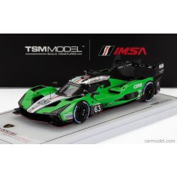   LAMBORGHINI  SC63 3.8L V8 TURBO TEAM LAMBORGHINI IRON LYNX N 63 12h SEBRING 2024 MATTEO CAIROLI - ANDREA CALDARELLI - ROMAIN GROSJEAN  GREEN WHITE BLACK